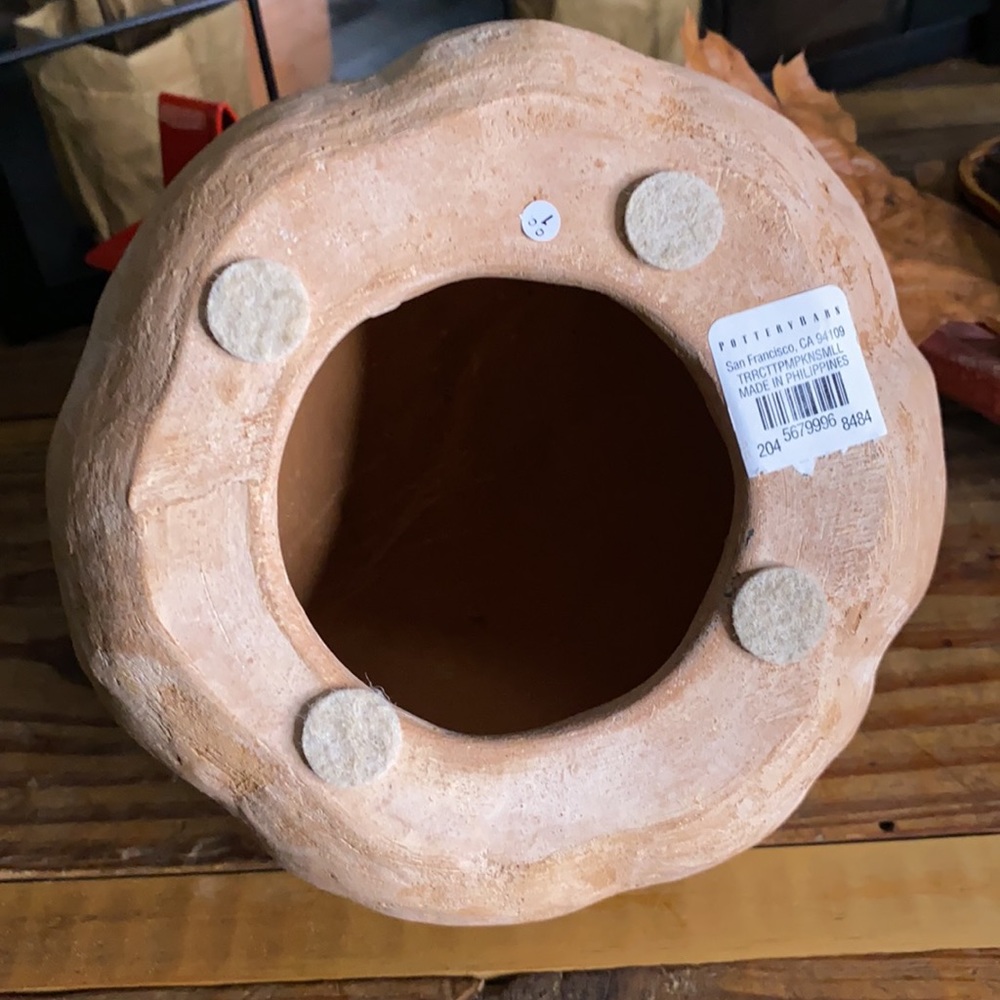 Pottery Barn Terra Cotta Pumpkin - Picture 8 of 12